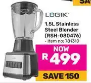 Game Logik 1.5L Stainless Steel Blender RSH-080476 (781310) offer