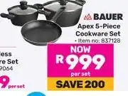 Game Bauer Apex 5 Piece Cookware Set (837128)-Per Set offer