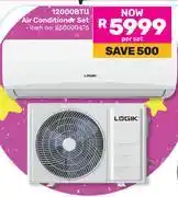 Game Logik 12000 BTU Air Conditioner Set (850000476)-Per Set offer