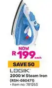 Game Logik 2000W Steam Iron RSH-080471 offer