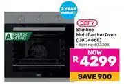 Game Defy Slimline Multifunction Oven DBO486E (833308) offer