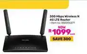Game TP-Link 300 Mbps Wireless N 4G LTE Router 850000377 offer
