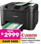 Game Canon Maxify MB5140 Colour Inkjet Printer offer