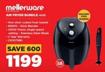 HiFi Corp Mellerware Air Fryer Bundle offer