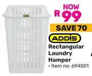 Game Addis Rectangular Laundry Hamper (694501) offer