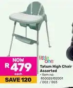 Game Little One Tatum High Chair Assorted (850026102001/002/003)-Each offer