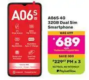 Game Vodacom A06S 4G 32GB Dual Sim Smartphone offer