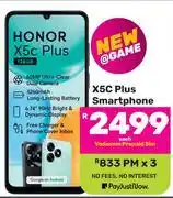 Game Honor X5C Plus Smartphone offer