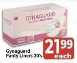 Supa Store Gynaguard Panty Liners offer