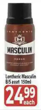 Supa Store Lentheric Masculin B/S assrt offer