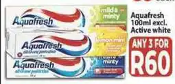 Supa Store Aquafresh excl. Active white offer