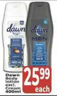 Supa Store Dawn Body lotion Excl. Cream offer