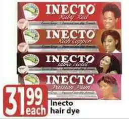 Supa Store Inecto Hair Dye offer