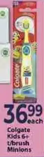 Supa Store Colgate Kids 6+ Toothbrush Minions offer