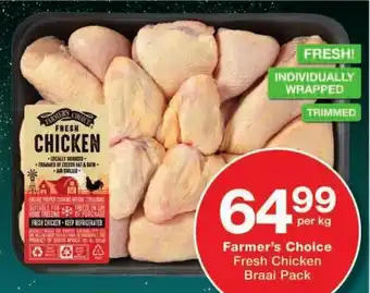 Farmer's Choice Fresh Chicken Braai Pack