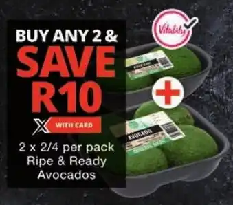 Checkers Ripe & Ready Avocados offer