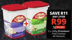 Checkers Président Feta Cheese All Variants offer