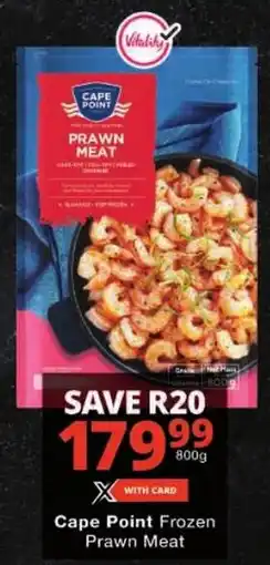 Checkers Cape Point Frozen Prawn Meat offer