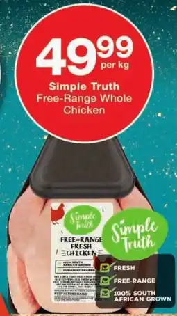 Checkers Simple Truth Free-Range Whole Chicken offer