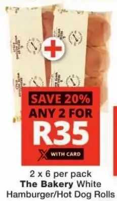 Checkers The Bakery White Hamburger/ Hot Dog Rolls offer