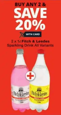 Checkers Fitch & Leedes Sparkling Drink All Variants offer