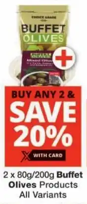 Checkers Buffet Olives Products All Variants offer