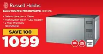 HiFi Corp Russell Hobbs Electronic Microwave offer