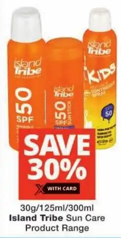 Checkers Island Tribe Sun Care Product Range offer