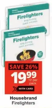 Checkers Housebrand Firelighters offer
