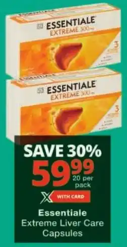 Checkers Essentiale Extreme Liver Care Capsules offer