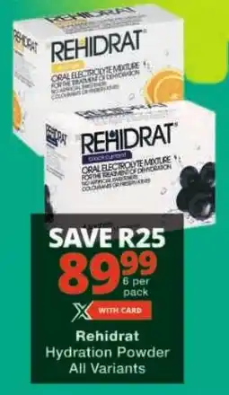 Checkers Rehidrat Hydration Powder All Variants offer