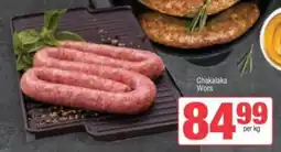 Spar Chakalaka Wors offer