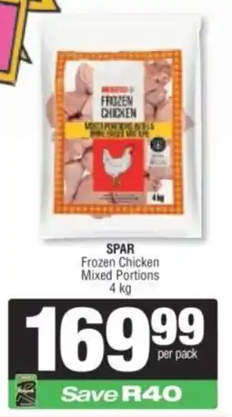 Spar SPAR Frozen Chicken Mixed Portions offer
