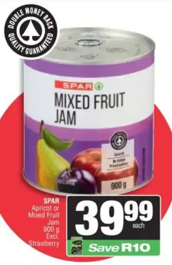 Spar SPAR Apricot or Mixed Fruit Jam offer