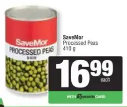 Spar SaveMor Processed Peas offer