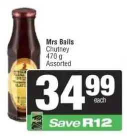 Spar Mrs Balls Chutney Assorted offer