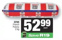 Spar SPAR French Polony offer