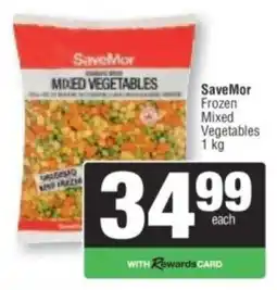 Spar SaveMor Frozen Mixed Vegetables offer