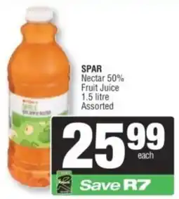 Spar SPAR Nectar 50% Fruit Juice Assorted offer