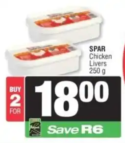 Spar SPAR Chicken Livers offer