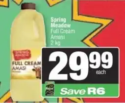 Spar Spring Meadow Full Cream Amasi offer