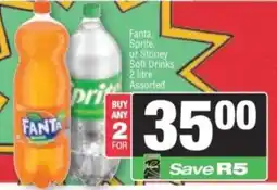 Spar Fanta, Sprite, or Stoney Soft Drinks Assorted offer