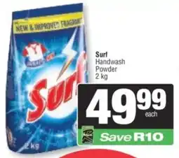Spar Surf Handwash Powder offer