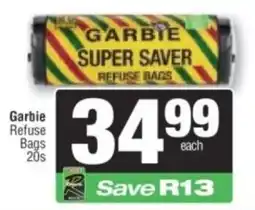 Spar Garbie Refuse Bags offer