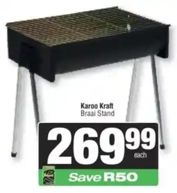 Spar Karoo Kraft Braai Stand offer