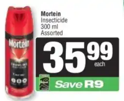 Spar Mortein Insecticide Assorted offer