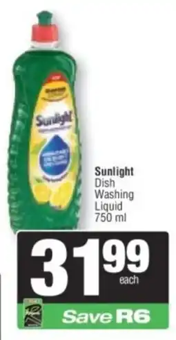 Spar Sunlight DishWashing Liquid offer