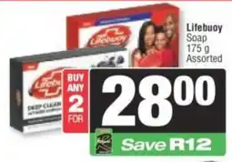 Spar Lifebuoy Soap Assorted offer