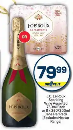 Pick n Pay J.C. Le Roux Sparkling Wine Assorted or Cans offer