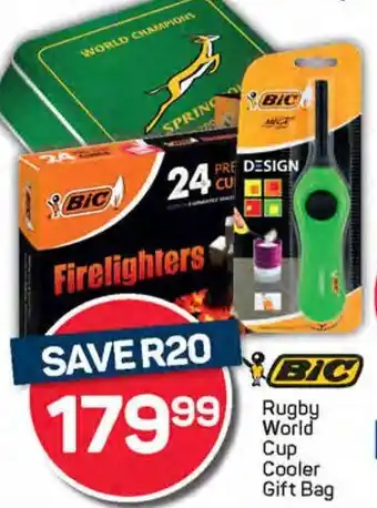 Pick n Pay BIC Rugby World Cup Cooler Gift Bag offer